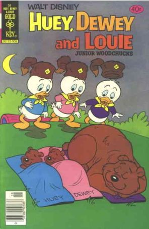 Huey, Dewey, and Louie Junior Woodchucks 58 published by Gold Key