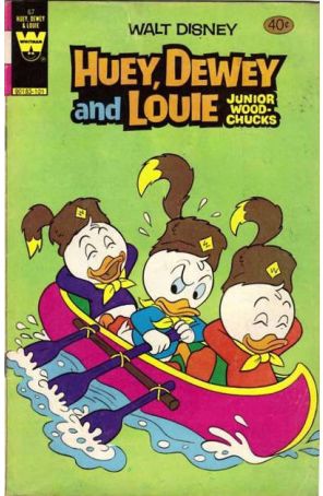 Huey, Dewey, and Louie Junior Woodchucks 67A published by Whitman
