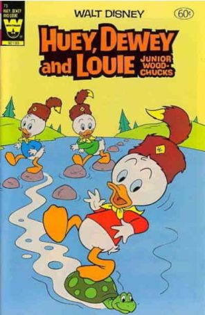Huey, Dewey, and Louie Junior Woodchucks 75 published by Whitman