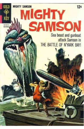 Mighty Samson 12 published by Gold Key with cover art by Morris Gollub