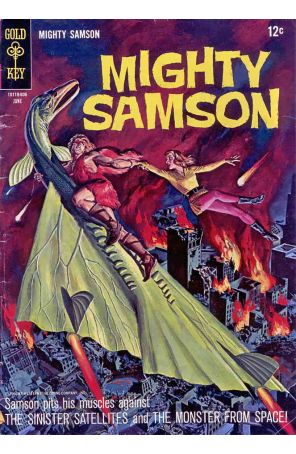 Mighty Samson 6 published by Gold Key with cover art by George Wilson