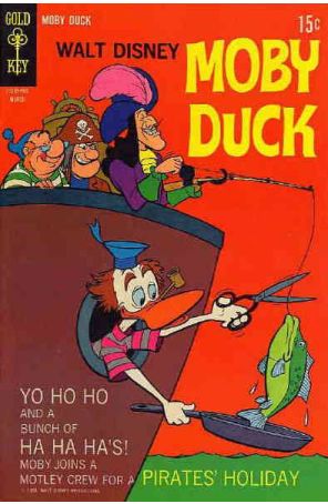 Moby Duck 5 published by Gold Key with cover art by Tony Strobl