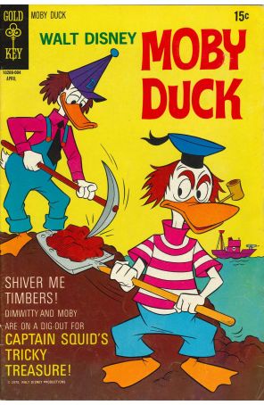 Moby Duck 9 published by Gold Key with cover art by Kay Wright