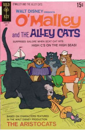 O'Malley and the Alley Cats 2 published by Gold Key with cover art by Al Hubbard