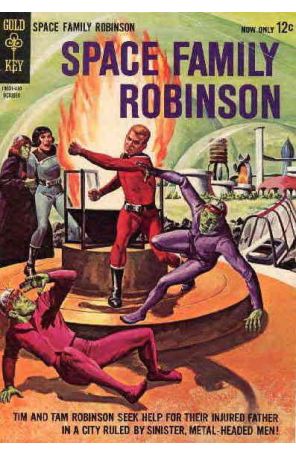 Space Family Robinson 10 published by Gold Key with cover art by George Wilson