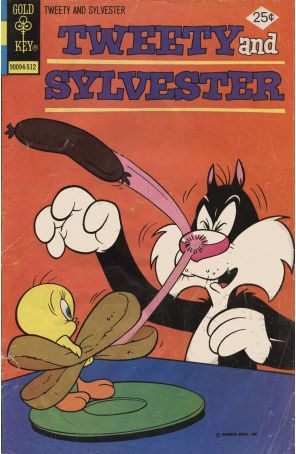 Tweety and Sylvester (2nd series) 52 published by Gold Key