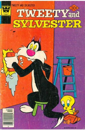 Tweety and Sylvester (2nd series) 74A published by Gold Key