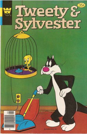 Tweety and Sylvester (2nd series) 89A published by Gold Key