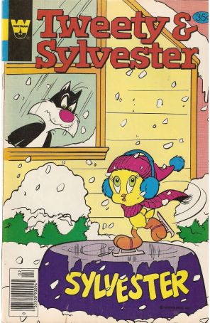 Tweety and Sylvester (2nd series) 90A published by Gold Key