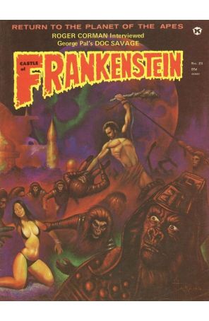 Castle of Frankenstein 23 published by Gothic Castle with cover art by Marcus Boas