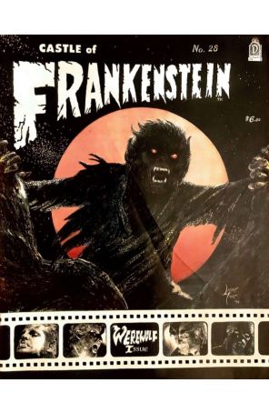 Castle of Frankenstein 28 published by Dennis Druktenis with cover art by Larry Ivie