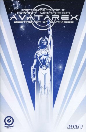 Avatarex (Grant Morrison's) 1 published by Graphic India with cover art by Jeevan Kang