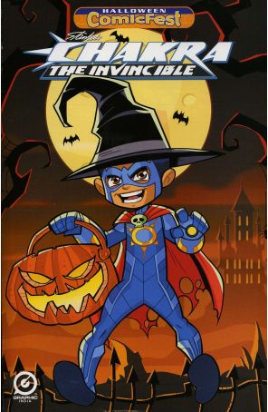Chakra The Invincible Halloween Special 2015 published by Graphic India with cover art by Jeevan Kang