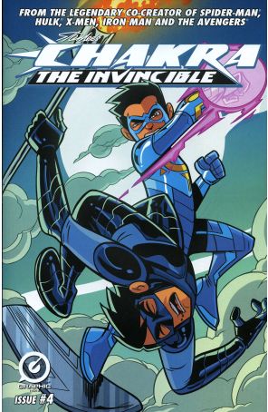 Chakra the Invincible 4 published by Graphic India with cover art by Jeevan Kang