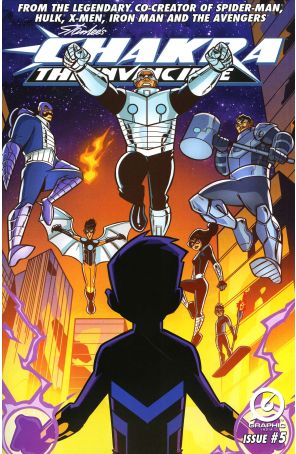 Chakra the Invincible 5 published by Graphic India with cover art by Jeevan Kang