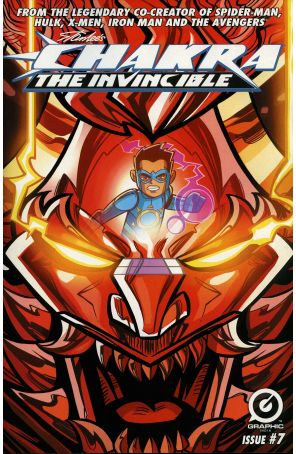 Chakra the Invincible 7 published by Graphic India with cover art by Jeevan Kang