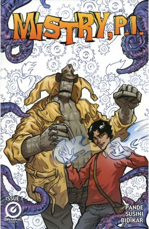 Mistry, P.I. 1 published by Graphic India with cover art by Arjuna Susini