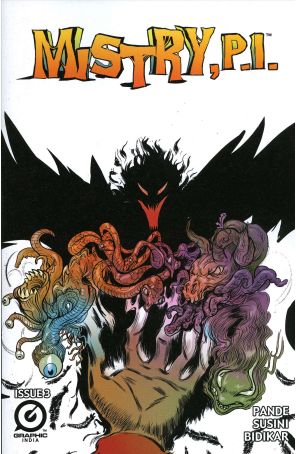Mistry, P.I. 3 published by Graphic India with cover art by Arjuna Susini