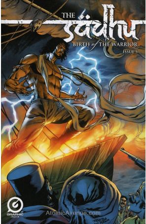 Sadhu: Birth Of The Warrior 5 published by Graphic India with cover art by Ronilson Freire