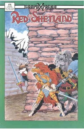 Red Shetland 4 published by Graphxpress with cover art by Richard Konkle