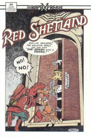 Red Shetland 6 published by Graphxpress with cover art by Richard Konkle