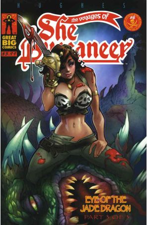 The Voyages of the SheBuccaneer 6 published by Great Big with cover art by Will Hughes