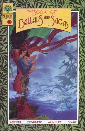 The Book of Ballads and Sagas 1 published by Green Man Press with cover art by Charles Vess