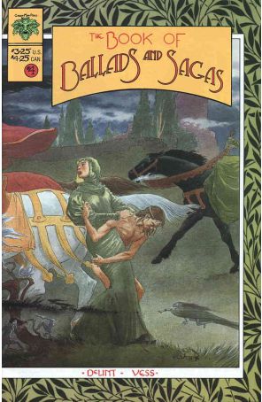 The Book of Ballads and Sagas 4 published by Green Man Press with cover art by Charles Vess