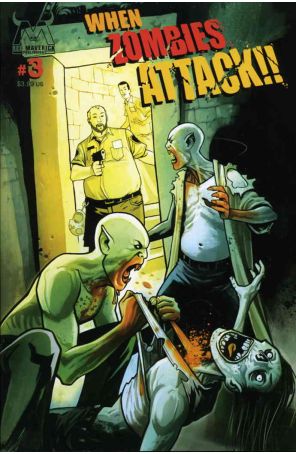 When Zombies Attack!! 3 published by GrimmGrottoGoods with cover art by Mike Huddleston