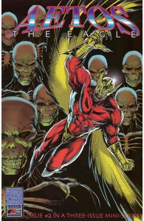 Aetos the Eagle (Vol. 2) 2 published by Ground Zero with cover art by Michael Bair