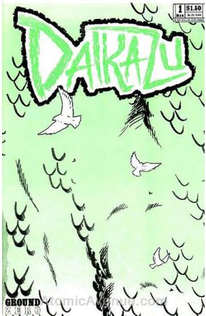 Daikazu 1 published by Ground Zero with cover art by Mike Wolfer