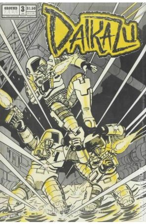 Daikazu 3 published by Ground Zero with cover art by Mike Wolfer