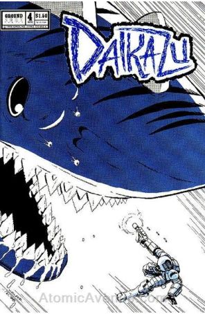 Daikazu 4 published by Ground Zero with cover art by Mike Wolfer