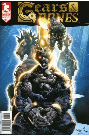 Gears And Bones 2 published by Guardian Knight with cover art by Osvaldo Pestana Montpeller