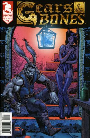 Gears And Bones 3 published by Guardian Knight with cover art by Osvaldo Pestana Montpeller