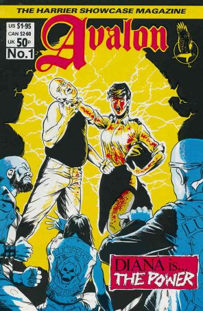 Avalon 1 published by Harrier with cover art by Staz Johnson