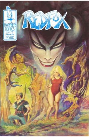 Redfox 7 published by Harrier with cover art by John Bolton