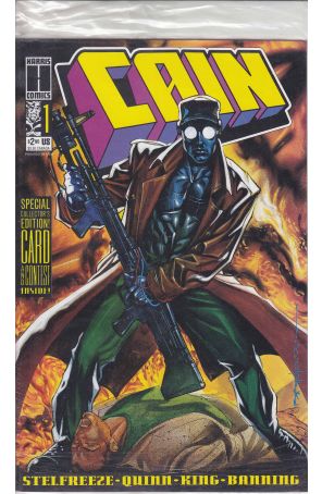 Cain 1 (in bag) published by Harris with cover art by Brian Stelfreeze