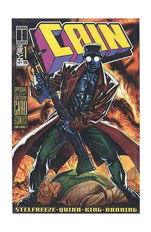 Cain 1 published by Harris with cover art by Brian Stelfreeze