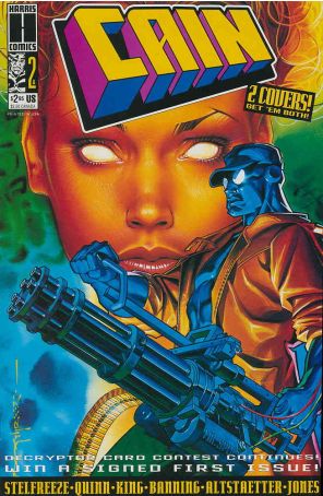 Cain 2A published by Harris with cover art by Brian Stelfreeze