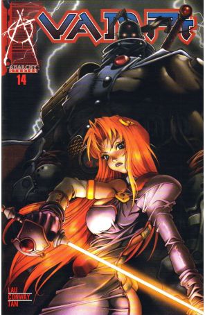 Vampi 14 published by Anarchy with cover art by Kevin Lau