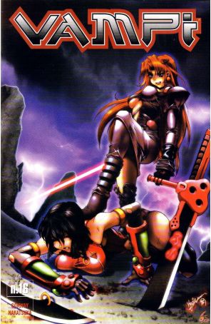Vampi 16 published by Anarchy with cover art by Kevin Lau