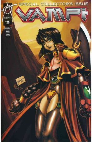 Vampi 25 published by Anarchy with cover art by Kevin Lau