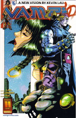 Vampi 6 published by Harris with cover art by Kevin Lau