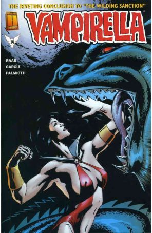 Vampirella (2nd Series) 14 published by Harris with cover art by Manuel Garcia