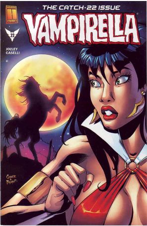 Vampirella (2nd Series) 22 published by Harris with cover art by Amanda Conner