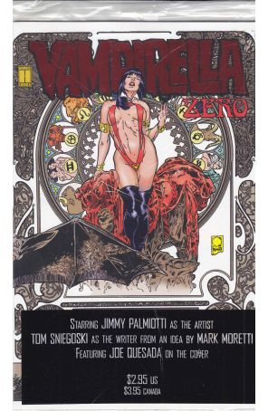 Vampirella 0 (in bag) published by Harris with cover art by Joe Quesada