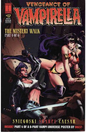 Vengeance of Vampirella 17 published by Harris with cover art by Chris Berkeley