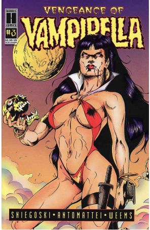 Vengeance of Vampirella 3 published by Harris with cover art by Walter McDaniel