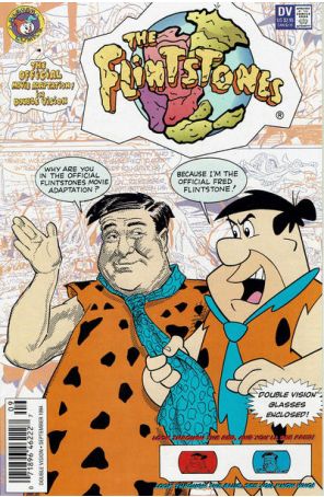 The Flintstones Doublevision 1 (Newsstand) published by Harvey